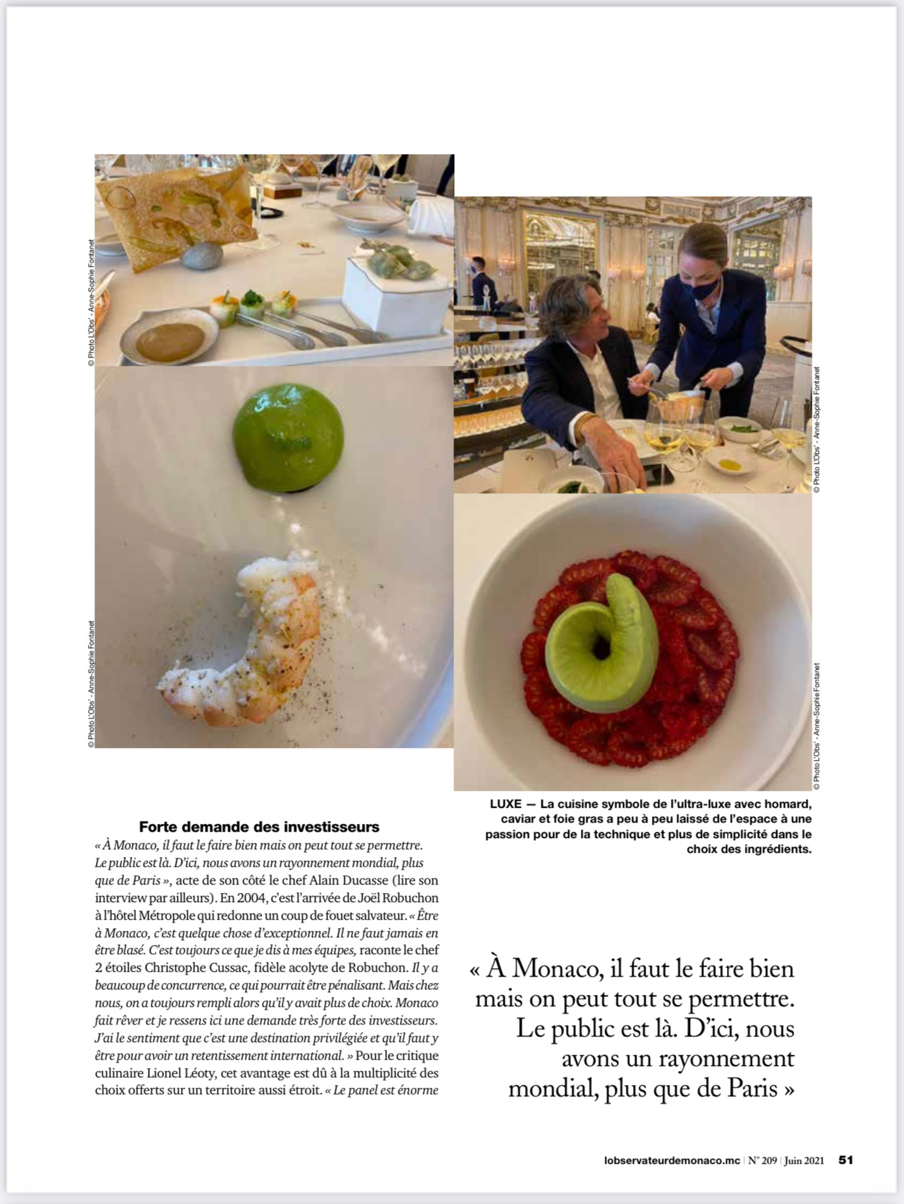 L'Observateur de Monaco - Juin 2021