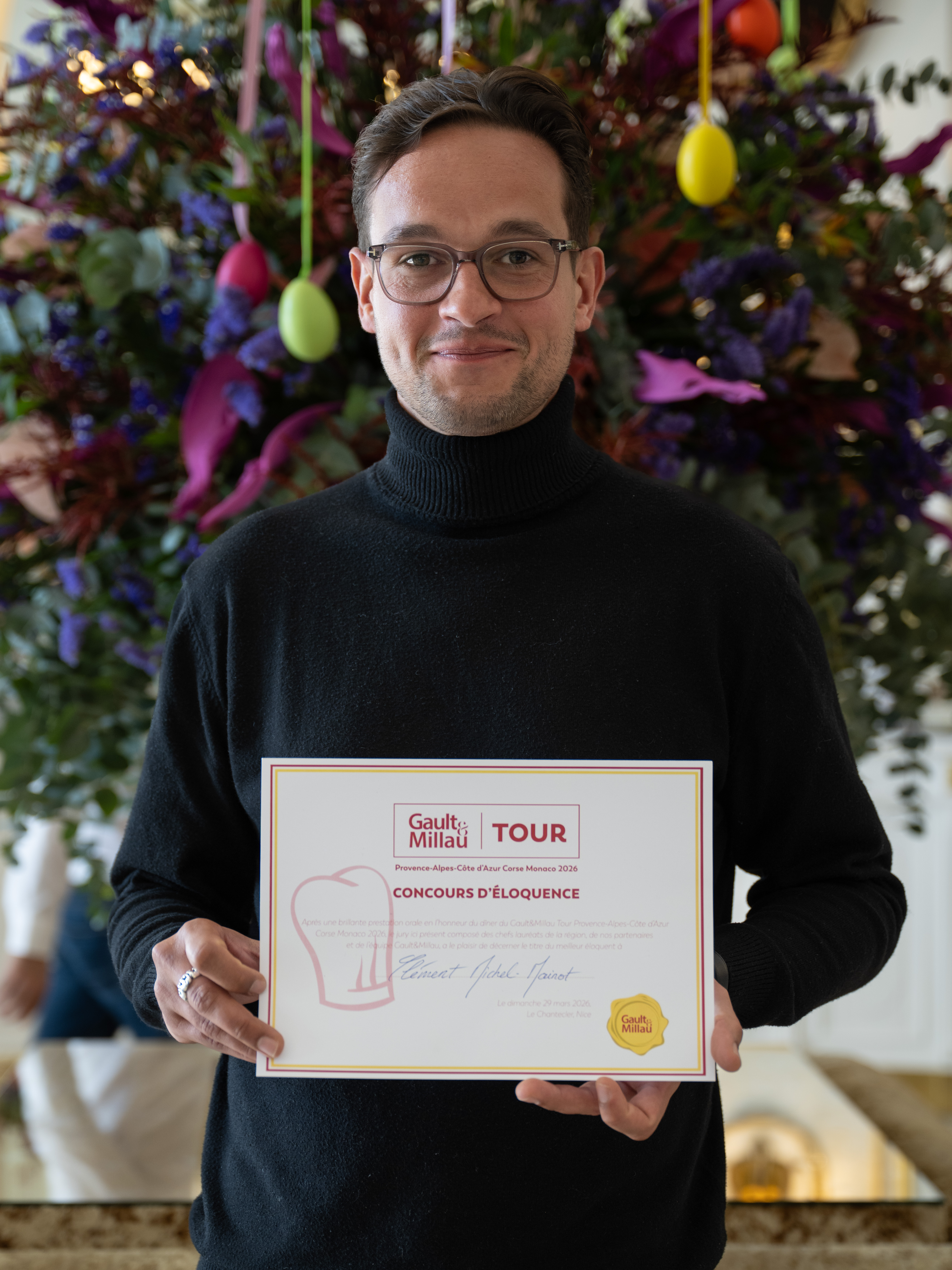 Trophée Éloquence - Clément Michel-Mainot, chef sommelier La Table du Cap Estel ©Bertille Genty
